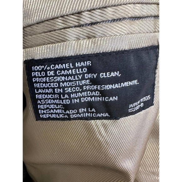 VTG Mens OPTIONS by STAFFORD 100% Camel Hair Sport Coat sz 42L - Picture 7 of 8